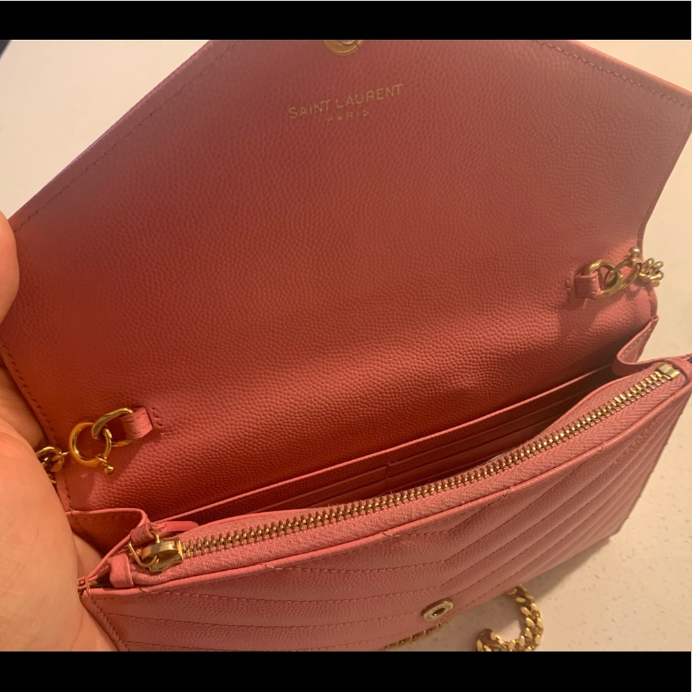 YSL Wallet On Chain Pink - Picture 7 of 7